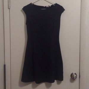 Gap Black Polka Dot Stretchy Skater Dress!